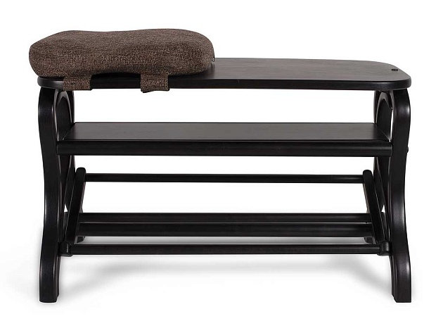 Обувница Мебелик Диана темно-коричневый 001943 Фото № 4