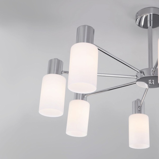 Потолочная люстра Eurosvet Vegga 70160/8 хром изображение 4 Потолочная люстра Eurosvet Vegga 70160/8 хром Фото № 4