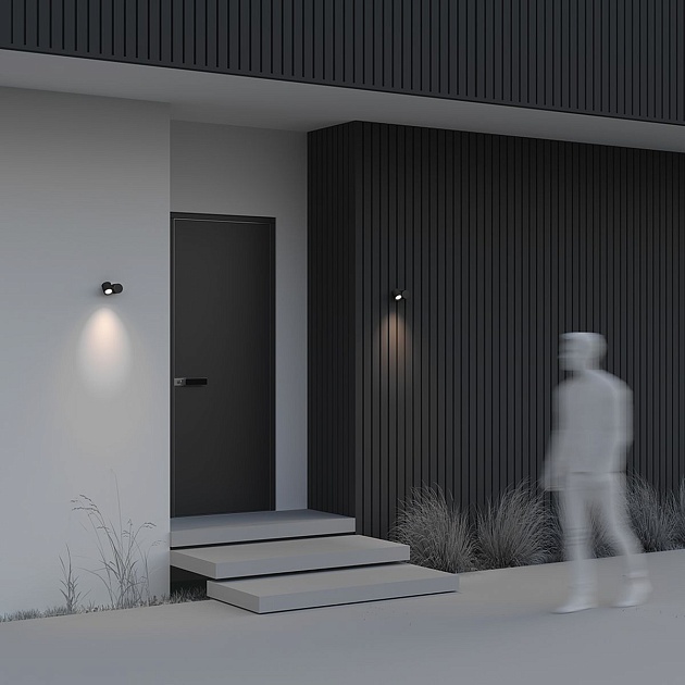 Уличный настенный светильник Maytoni Wall Street O010WL-01B Фото № 11