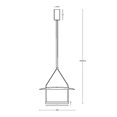 Подвесной светодиодный светильник Maytoni Ambience MOD280PL-L30B3K 3