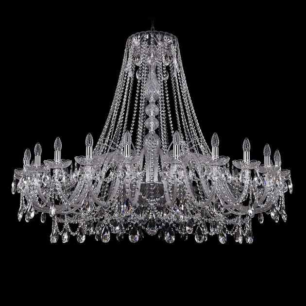 Подвесная люстра Bohemia Ivele 1411/24/530 Ni Фото № 1