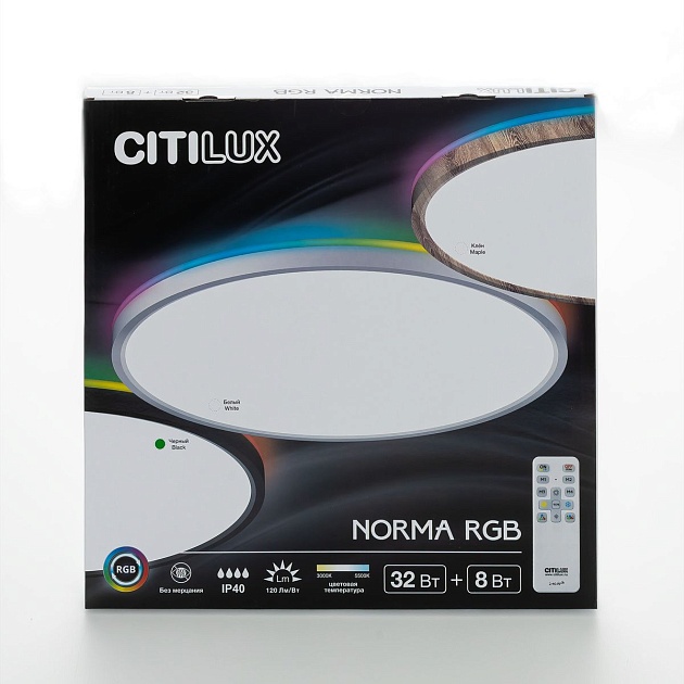 Потолочный светодиодный светильник Citilux Norma CL749401 изображение 3 Потолочный светодиодный светильник Citilux Norma CL749401 Фото № 3