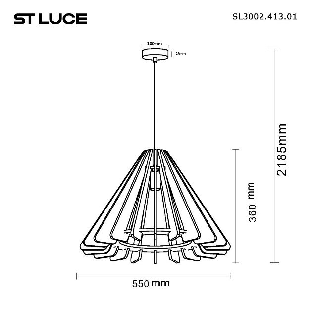 Подвесной светильник ST Luce Sentito SL3002.413.01 Фото № 2