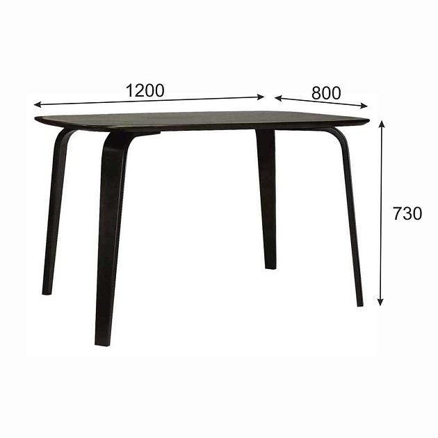 Кухонный стол Мебелик Бертран 000874 изображение 3 Кухонный стол Мебелик Бертран 000874 Фото № 3