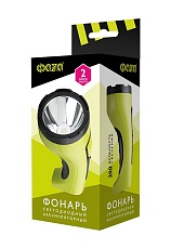 Ручной светодиодный фонарь ФАZA аккумуляторный 185 лм 165х90 AccuF2-L5W-gn 1