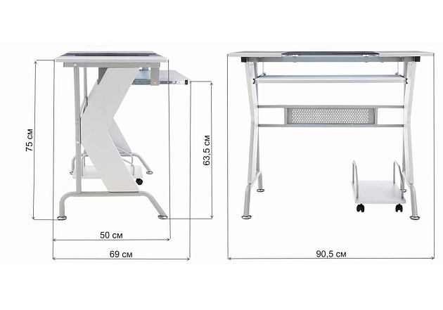 Компьютерный стол Woodville Uliss 1677 Фото № 3