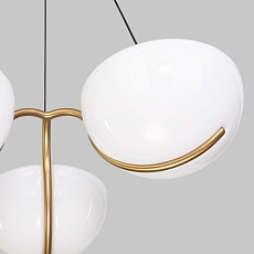 Подвесная светодиодная люстра Eurosvet Emisfero 50083/3 LED золото 1