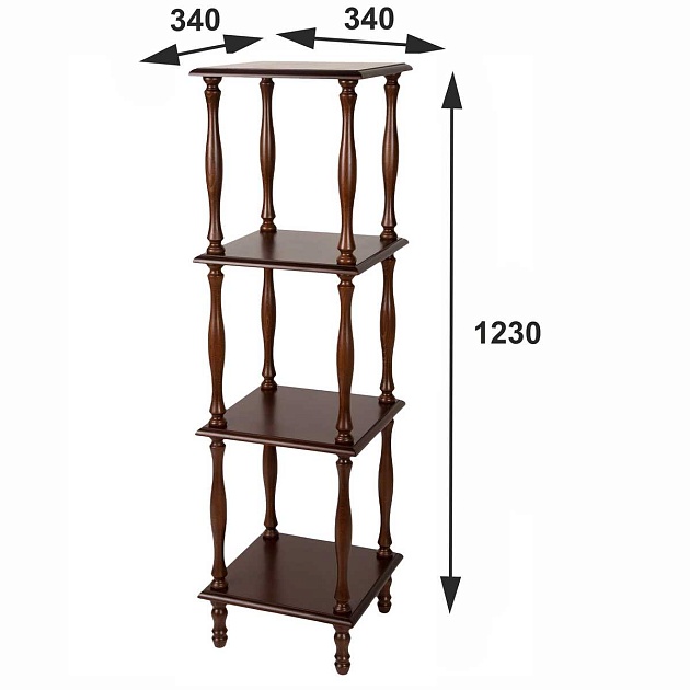 Этажерка Мебелик П 8 002089 Фото № 3