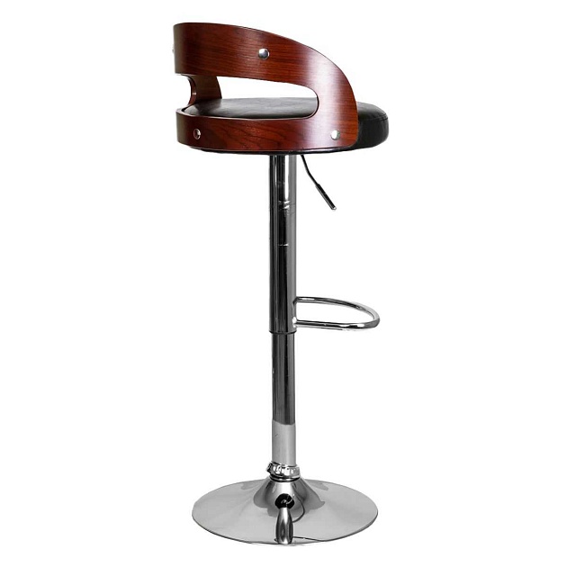 Барный стул AksHome Bruno чёрный, экокожа 31844 изображение 6 Барный стул AksHome Bruno чёрный, экокожа 31844 Фото № 6