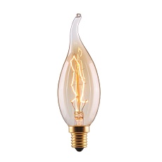 Лампа светодиодная диммируемая Elektrostandard E14 40W 2000K прозрачная a036720 2