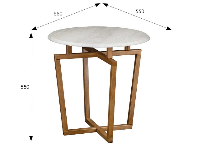 Журнальный стол Мебелик Рилле 440 007600 Фото № 3