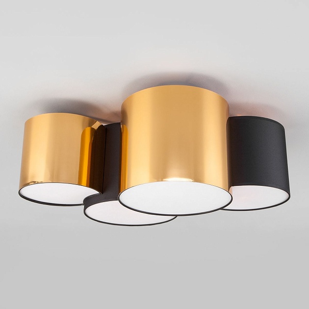 Потолочный светильник TK Lighting 3446 Mona Black/Gold Фото № 6