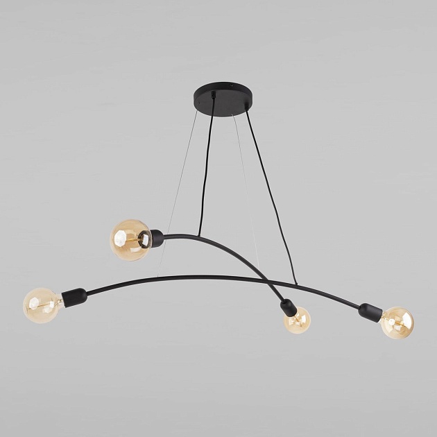 Подвесная люстра TK Lighting 2724 Helix Black Фото № 1