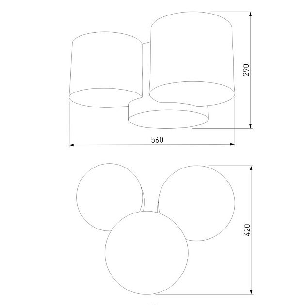 Потолочный светильник TK Lighting 6591 Mona Nature Фото № 3