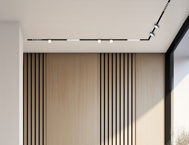 Трековый светодиодный светильник Italline IT012-5028 black 3000K Фото № 3