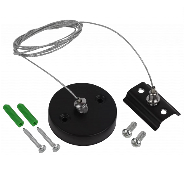 Подвес для трекового шинопровода EKS черный 0У-00001347 Фото № 1