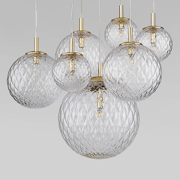 Подвесная люстра TK Lighting 4608 Cadix Gold изображение 4 Подвесная люстра TK Lighting 4608 Cadix Gold Фото № 4