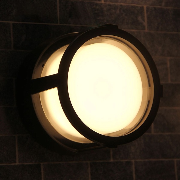 Уличный светодиодный светильник Arte Lamp Ulysses A6206PF-1BK Фото № 3