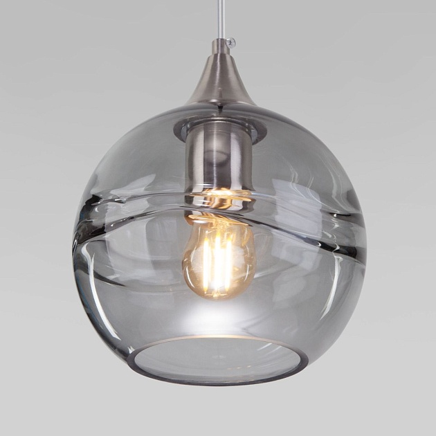 Подвесной светильник Eurosvet Lotus 50221/1 дымчатый изображение 4 Подвесной светильник Eurosvet Lotus 50221/1 дымчатый Фото № 4