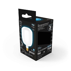 Лампа светодиодная филаментная Gauss E27 9W 4100К матовая 1015802209 1