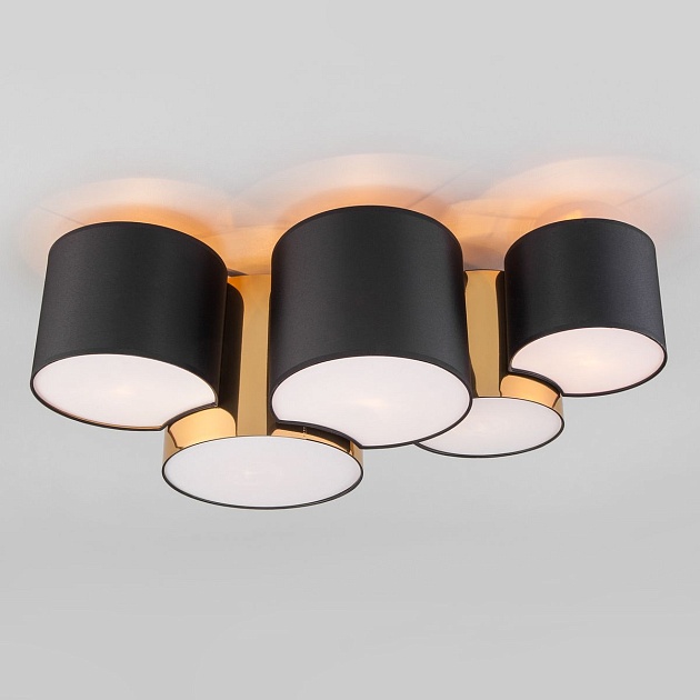 Потолочный светильник TK Lighting 3447 Mona Black/Gold Фото № 6