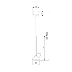 Подвесной светодиодный светильник Elektrostandard Join 50313 LED a068618 1