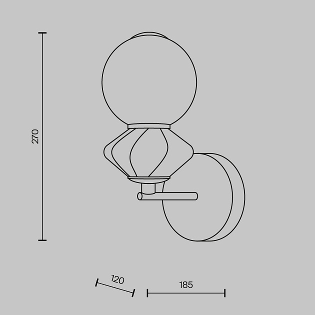 Бра Maytoni Modern MOD362WL-L5GR3K Фото № 11