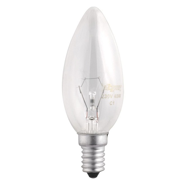 Лампа накаливания Jazzway E14 40W 2700K прозрачная 3320539 изображение 1 Лампа накаливания Jazzway E14 40W 2700K прозрачная 3320539 Фото № 1