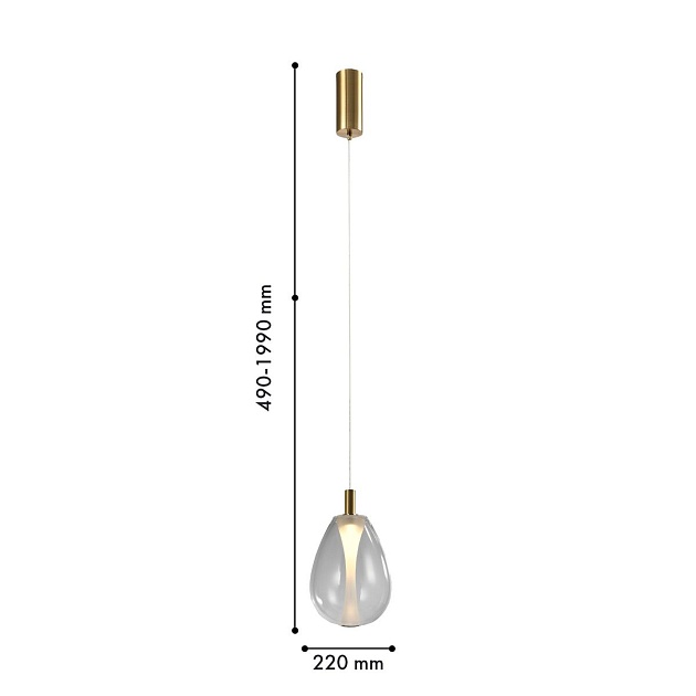 Подвесной светодиодный светильник Favourite Hopper 4257-2P Фото № 2