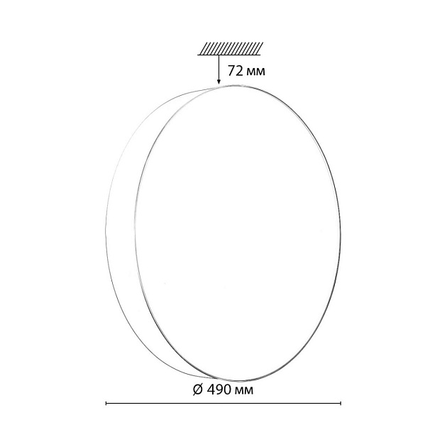 Настенно-потолочный светильник Sonex BASICA 7779/ELN Фото № 2