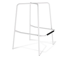 Барный стул Sheffilton SHT-ST39-1/S29 серое облако/белый муар 8781184102 1