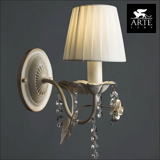 Бра Arte Lamp Kenny A9514AP-1WG изображение 3 Бра Arte Lamp Kenny A9514AP-1WG Фото № 3