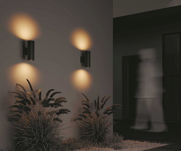 Настенный светильник Maytoni Outdoor O419WL-02B изображение 6 Настенный светильник Maytoni Outdoor O419WL-02B Фото № 6