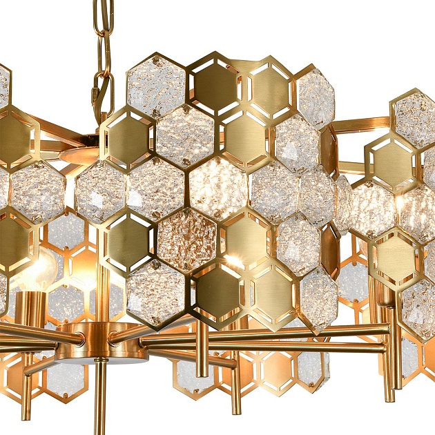 Подвесная люстра Indigo Delizia 12047/8P Brass V000572 Фото № 3