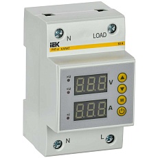 Реле напряжения и тока РНТ-д однофазное 54мм 63А IEK IVC31-1-63