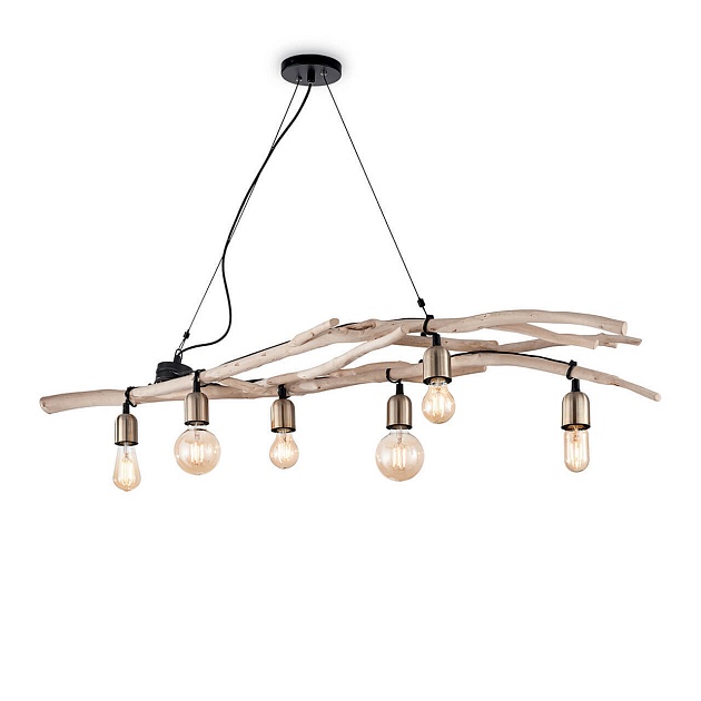 Подвесная люстра Ideal Lux Driftwood SP6 180922 Фото № 1
