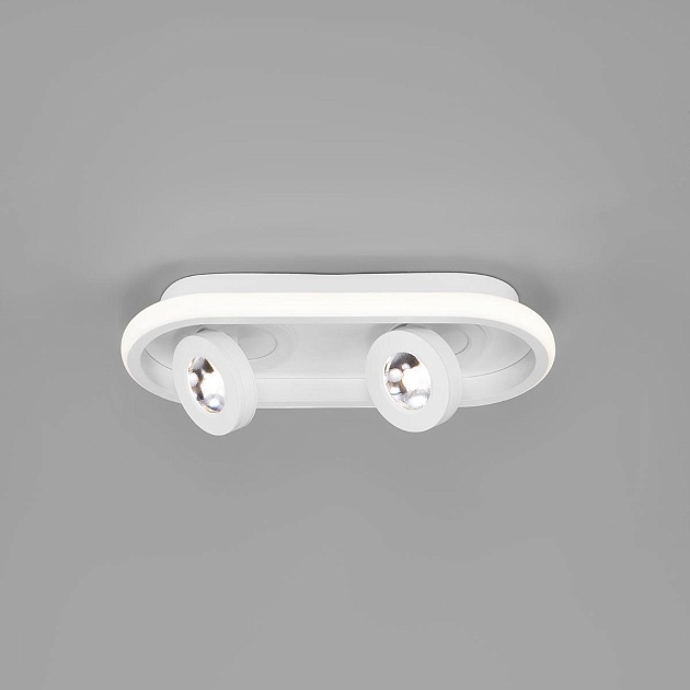 Светодиодный спот Eurosvet Slam 20123/2 LED белый Фото № 1