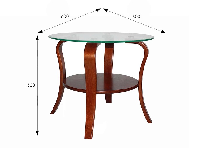 Журнальный стол Мебелик Аннет 000401 изображение 3 Журнальный стол Мебелик Аннет 000401 Фото № 3