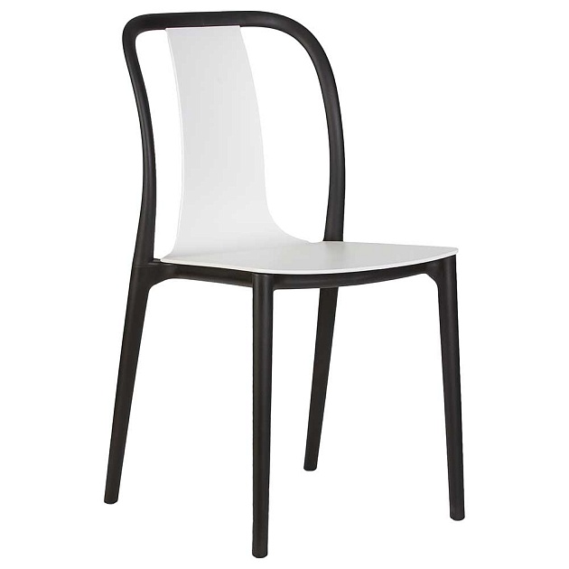 Стул обеденный DOBRIN ADAM (черный/белый) 669PP-LMZL ADAM изображение 1 Стул обеденный DOBRIN ADAM (черный/белый) 669PP-LMZL ADAM Фото № 1