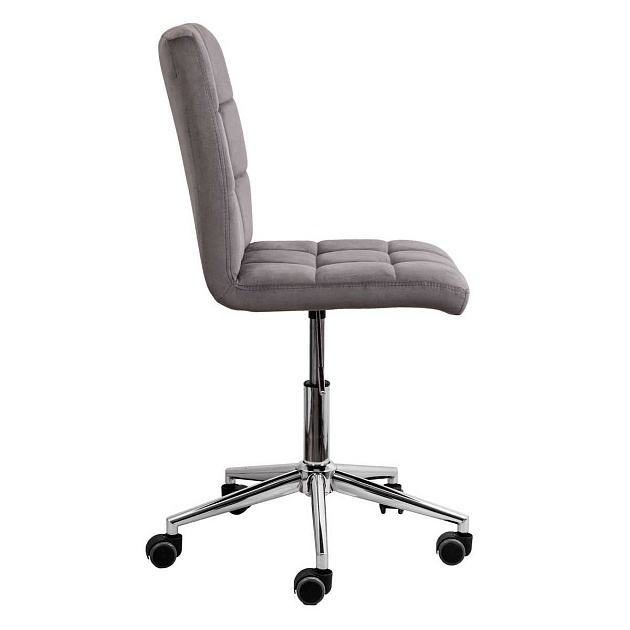 Поворотное кресло AksHome Fiji светло-серый, велюр 72573 Фото № 5