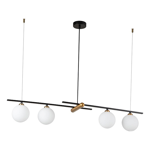 Подвесная люстра Indigo Opaco 11015/4P Black V000153 изображение 2 Подвесная люстра Indigo Opaco 11015/4P Black V000153 Фото № 2