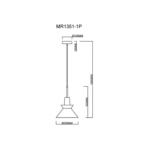 Подвесной светильник MyFar Kristina MR1351-1P Фото № 2