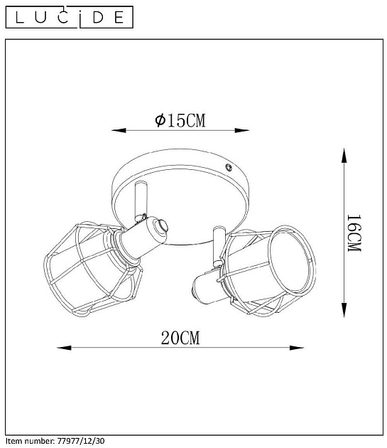 Спот Lucide Nila 77977/12/30 Фото № 5