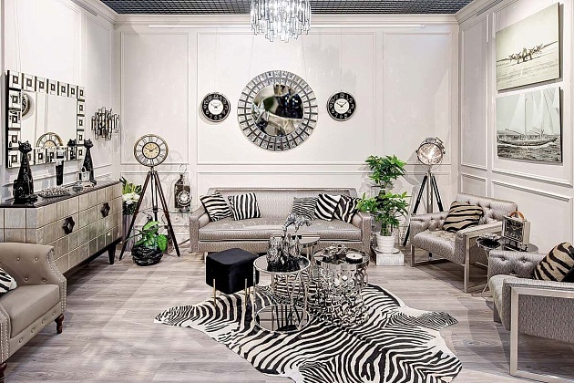 Журнальный стол Garda Decor 13RXET8011-Silver Фото № 4