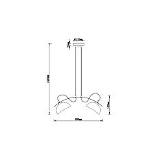 Подвесной светильник Vele Luce Musicista VL5462P22 3