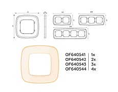 Рамка AMBRELLA VOLT OF640341 3