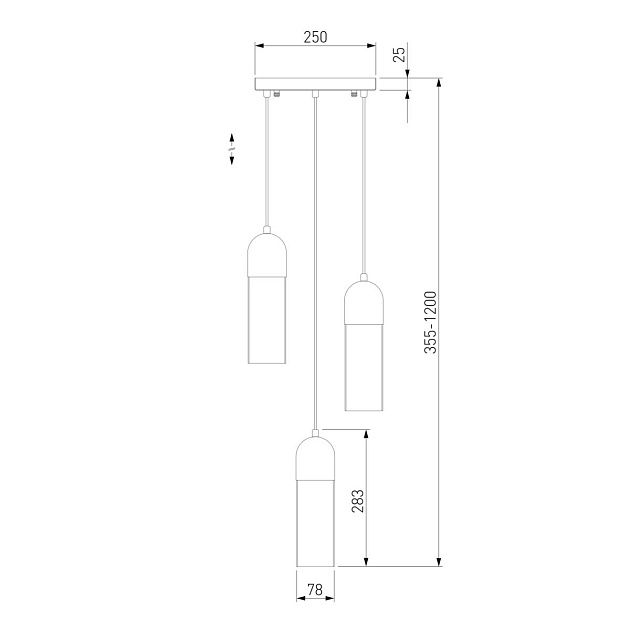 Подвесная люстра Eurosvet Airon 50180/3 дымчатый изображение 2 Подвесная люстра Eurosvet Airon 50180/3 дымчатый Фото № 2