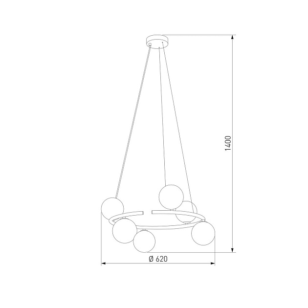 Подвесная люстра TK Lighting 6843 Anabelle изображение 2 Подвесная люстра TK Lighting 6843 Anabelle Фото № 2