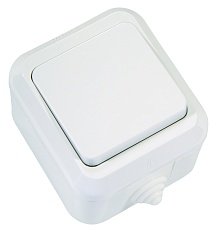 MAKEL п герм бел. выключатель 1кл прох. 18303