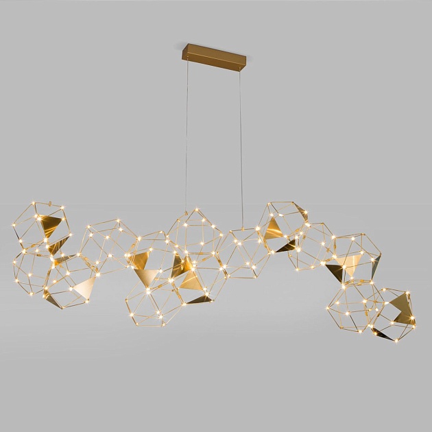 Подвесной светодиодный светильник Eurosvet Uma 90368/14 медь Фото № 1